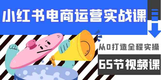 （9724期）小红书电商运营实战课，​从0打造全程实操（65节视频课）-资源阁