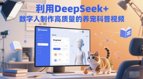 利用DeepSeek+数字人制作高质量的养宠科普视频-资源阁