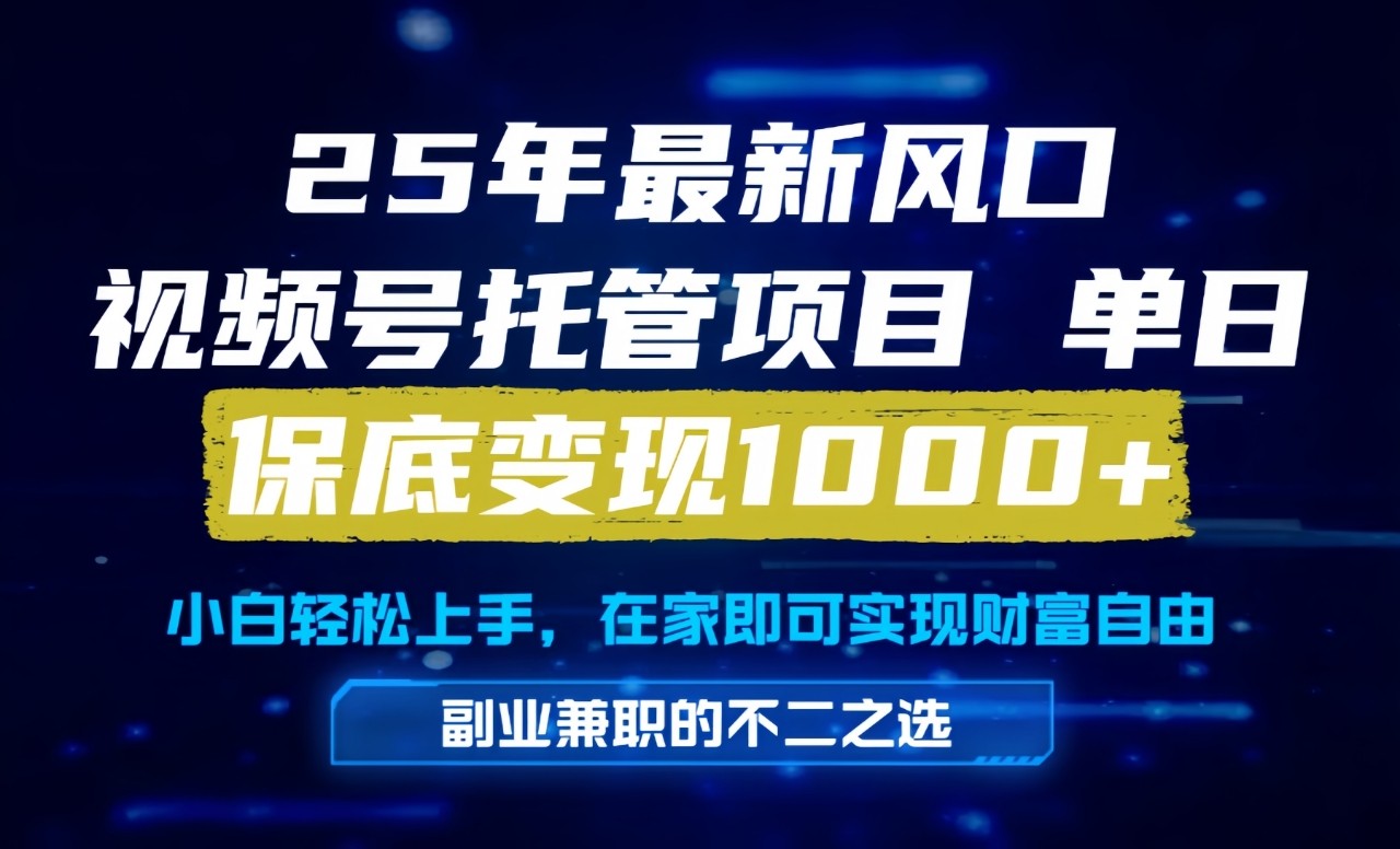 真正的懒人项目，妥妥的福利，先到先得，单日保底1000+-资源阁