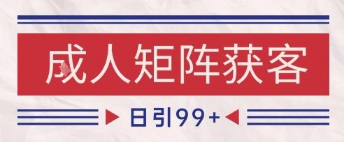 小红书某音橙人赛道引流获客，自热矩阵日引200+【揭秘】-资源阁