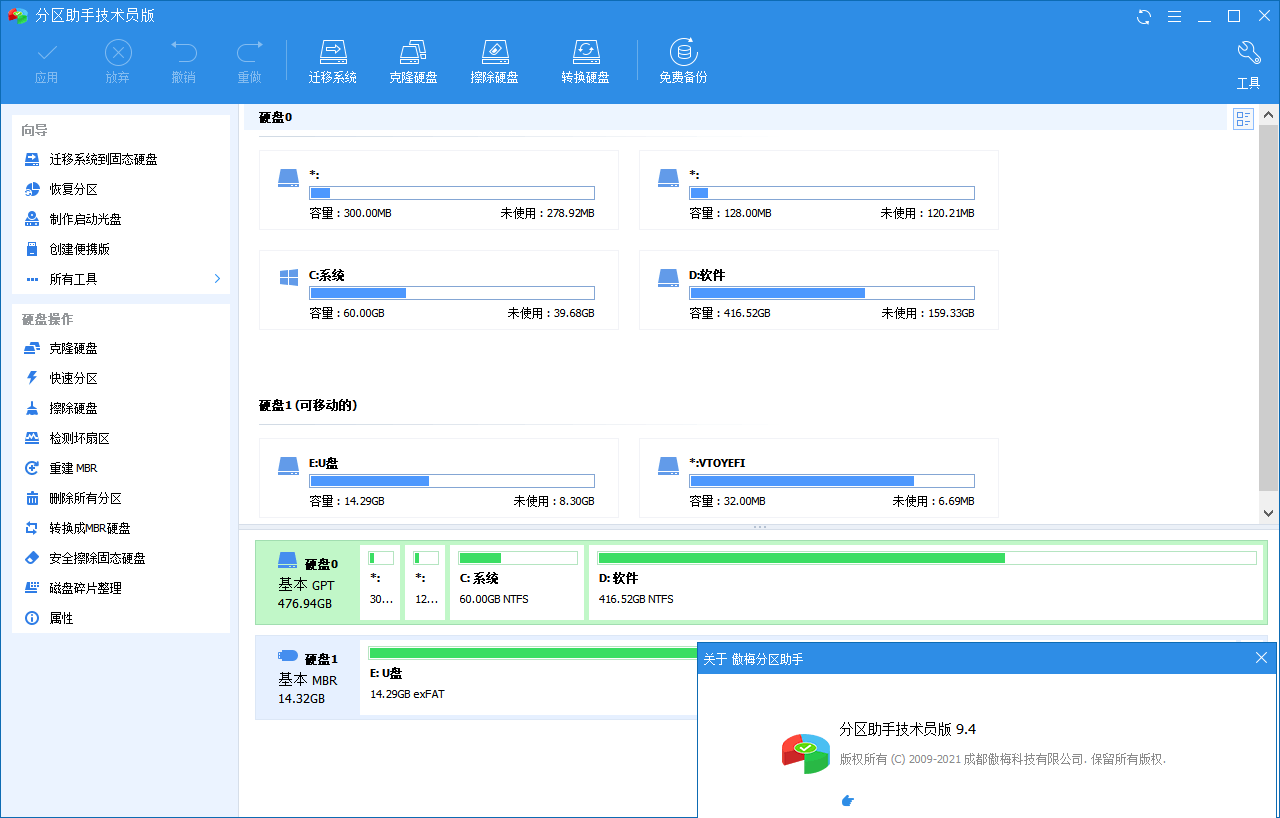 分区助手技术员v10.8.1特别版-资源阁